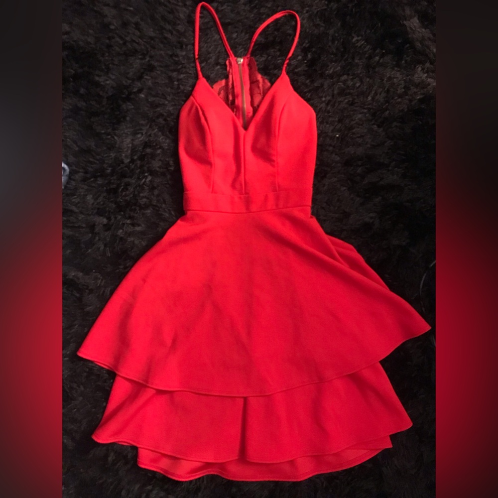Cute red dress